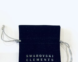 Мешочек плоский флокированный Swarovski elements 260124-1